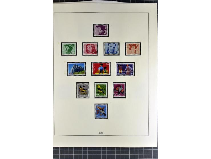 1843/1976, postfrische, ungebrauchte und gestempelte Sammlung mit u.a. Zürich Mi.-Nr. 2II (Attest), Bundespost Mi.-Nr. 4, 5I,