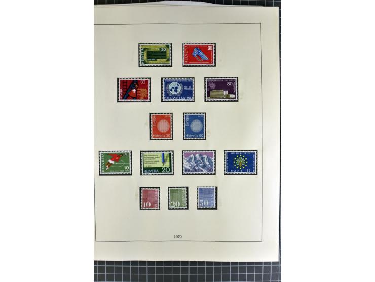 1843/1976, postfrische, ungebrauchte und gestempelte Sammlung mit u.a. Zürich Mi.-Nr. 2II (Attest), Bundespost Mi.-Nr. 4, 5I,