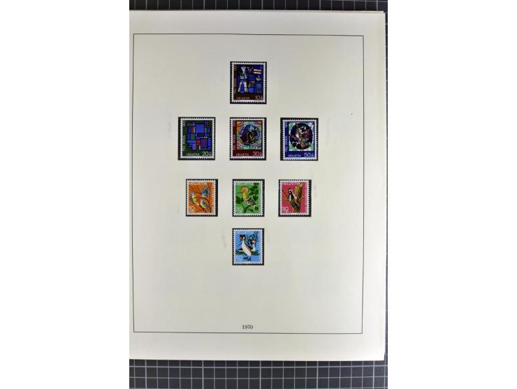 1843/1976, postfrische, ungebrauchte und gestempelte Sammlung mit u.a. Zürich Mi.-Nr. 2II (Attest), Bundespost Mi.-Nr. 4, 5I,