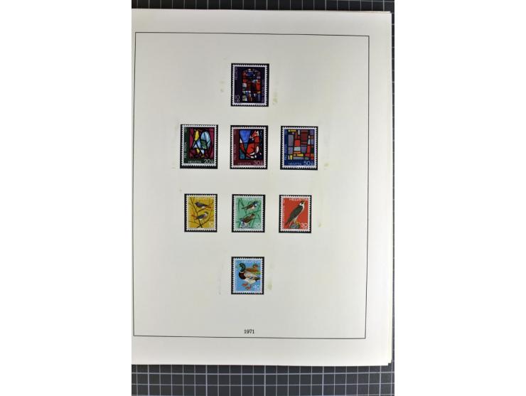 1843/1976, postfrische, ungebrauchte und gestempelte Sammlung mit u.a. Zürich Mi.-Nr. 2II (Attest), Bundespost Mi.-Nr. 4, 5I,