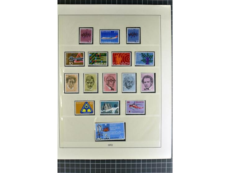 1843/1976, postfrische, ungebrauchte und gestempelte Sammlung mit u.a. Zürich Mi.-Nr. 2II (Attest), Bundespost Mi.-Nr. 4, 5I,