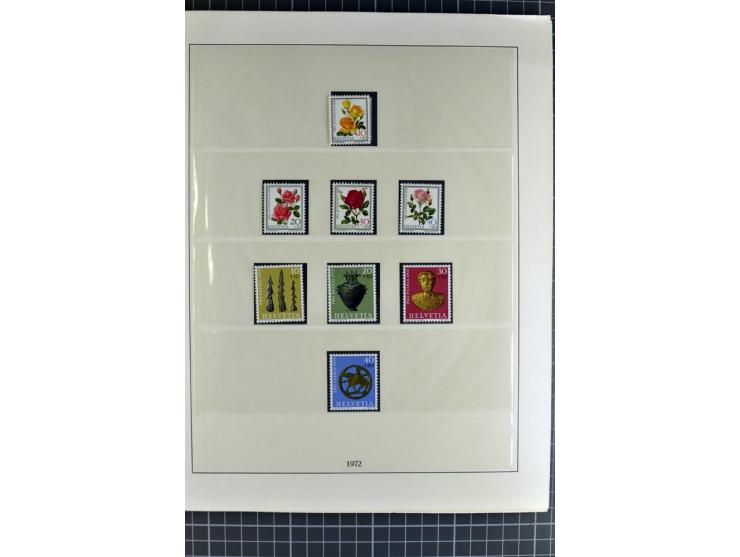 1843/1976, postfrische, ungebrauchte und gestempelte Sammlung mit u.a. Zürich Mi.-Nr. 2II (Attest), Bundespost Mi.-Nr. 4, 5I,