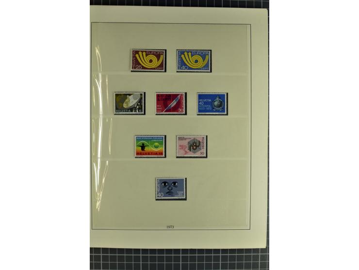 1843/1976, postfrische, ungebrauchte und gestempelte Sammlung mit u.a. Zürich Mi.-Nr. 2II (Attest), Bundespost Mi.-Nr. 4, 5I,