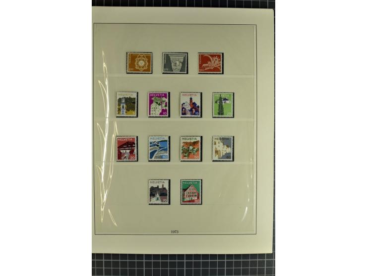 1843/1976, postfrische, ungebrauchte und gestempelte Sammlung mit u.a. Zürich Mi.-Nr. 2II (Attest), Bundespost Mi.-Nr. 4, 5I,