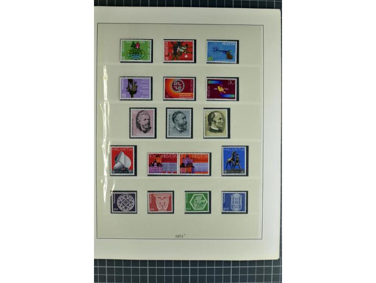 1843/1976, postfrische, ungebrauchte und gestempelte Sammlung mit u.a. Zürich Mi.-Nr. 2II (Attest), Bundespost Mi.-Nr. 4, 5I,