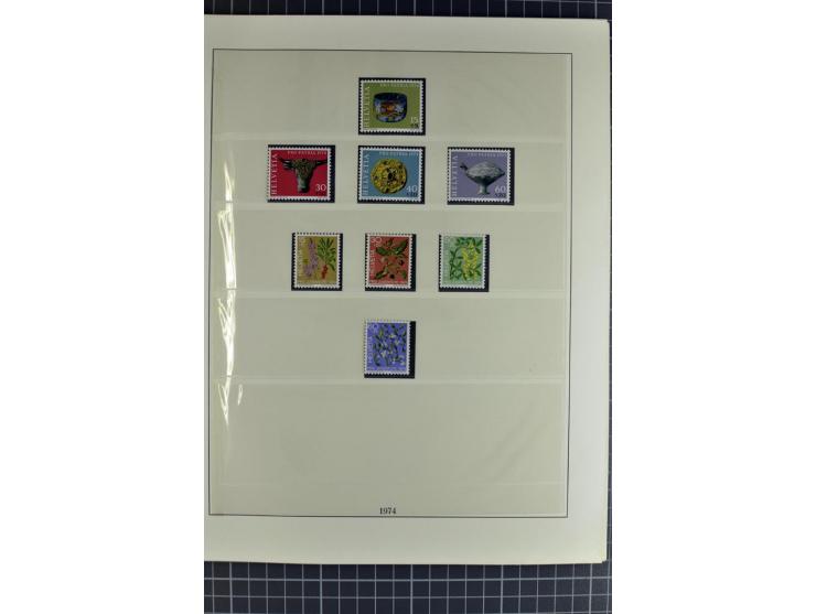 1843/1976, postfrische, ungebrauchte und gestempelte Sammlung mit u.a. Zürich Mi.-Nr. 2II (Attest), Bundespost Mi.-Nr. 4, 5I,