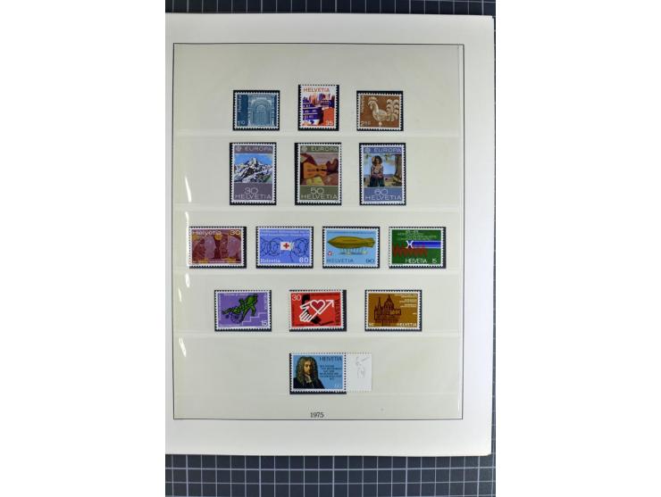 1843/1976, postfrische, ungebrauchte und gestempelte Sammlung mit u.a. Zürich Mi.-Nr. 2II (Attest), Bundespost Mi.-Nr. 4, 5I,
