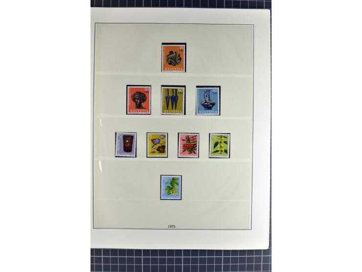 1843/1976, postfrische, ungebrauchte und gestempelte Sammlung mit u.a. Zürich Mi.-Nr. 2II (Attest), Bundespost Mi.-Nr. 4, 5I,