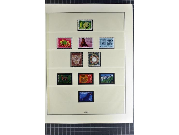 1843/1976, postfrische, ungebrauchte und gestempelte Sammlung mit u.a. Zürich Mi.-Nr. 2II (Attest), Bundespost Mi.-Nr. 4, 5I,