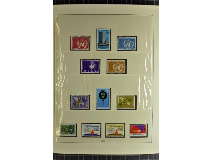 1843/1976, postfrische, ungebrauchte und gestempelte Sammlung mit u.a. Zürich Mi.-Nr. 2II (Attest), Bundespost Mi.-Nr. 4, 5I,