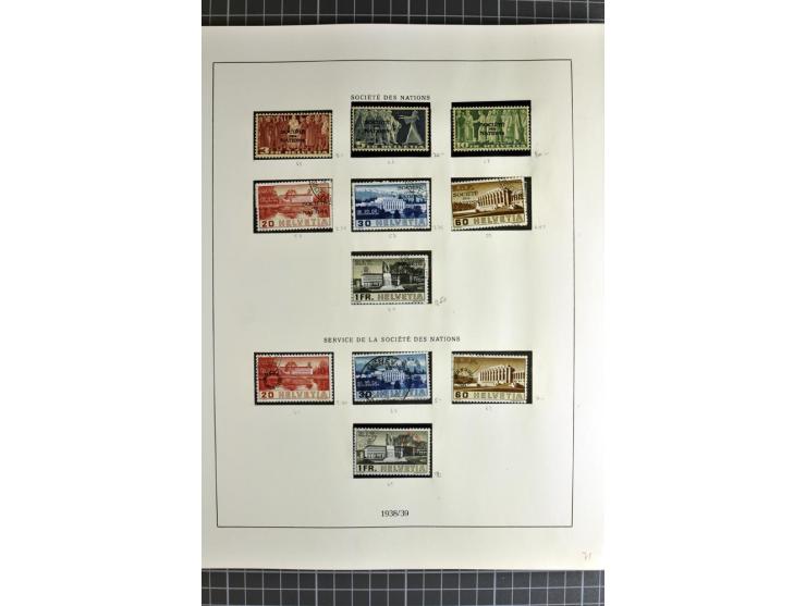 1843/1976, postfrische, ungebrauchte und gestempelte Sammlung mit u.a. Zürich Mi.-Nr. 2II (Attest), Bundespost Mi.-Nr. 4, 5I,