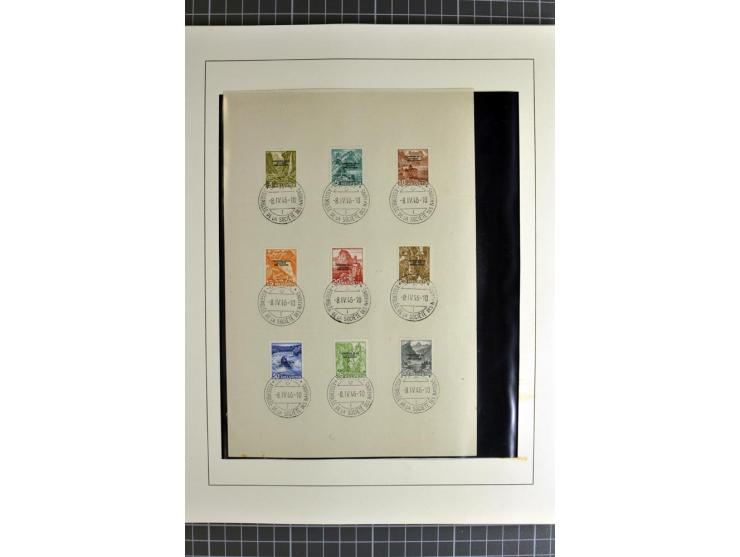 1843/1976, postfrische, ungebrauchte und gestempelte Sammlung mit u.a. Zürich Mi.-Nr. 2II (Attest), Bundespost Mi.-Nr. 4, 5I,