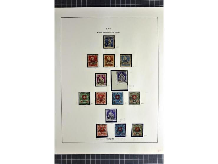 1843/1976, postfrische, ungebrauchte und gestempelte Sammlung mit u.a. Zürich Mi.-Nr. 2II (Attest), Bundespost Mi.-Nr. 4, 5I,