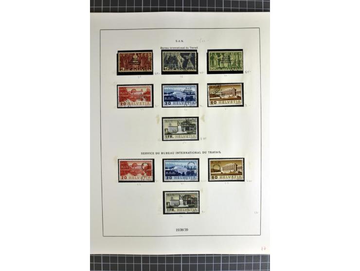 1843/1976, postfrische, ungebrauchte und gestempelte Sammlung mit u.a. Zürich Mi.-Nr. 2II (Attest), Bundespost Mi.-Nr. 4, 5I,