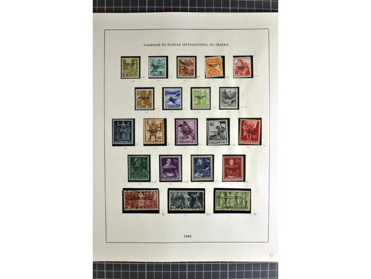 1843/1976, postfrische, ungebrauchte und gestempelte Sammlung mit u.a. Zürich Mi.-Nr. 2II (Attest), Bundespost Mi.-Nr. 4, 5I,