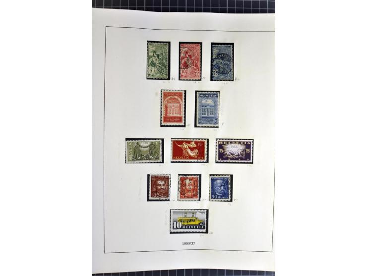 1843/1976, postfrische, ungebrauchte und gestempelte Sammlung mit u.a. Zürich Mi.-Nr. 2II (Attest), Bundespost Mi.-Nr. 4, 5I,