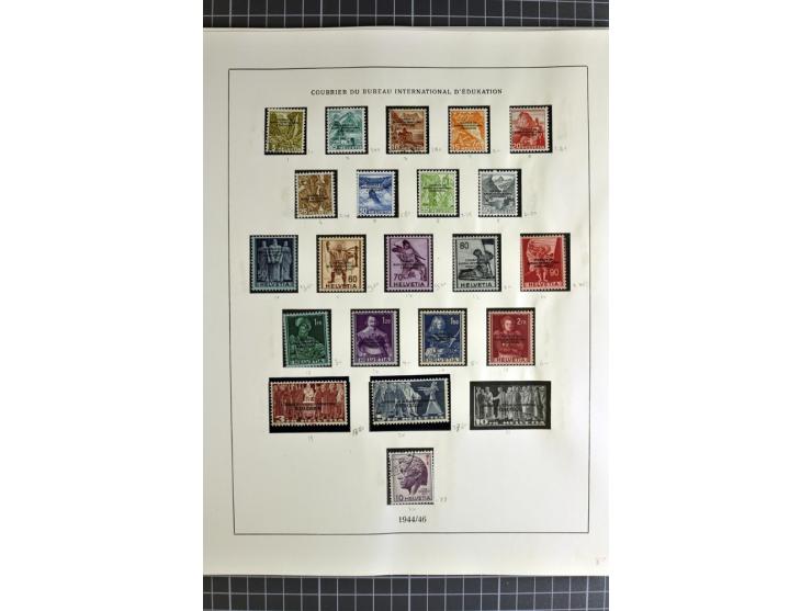 1843/1976, postfrische, ungebrauchte und gestempelte Sammlung mit u.a. Zürich Mi.-Nr. 2II (Attest), Bundespost Mi.-Nr. 4, 5I,