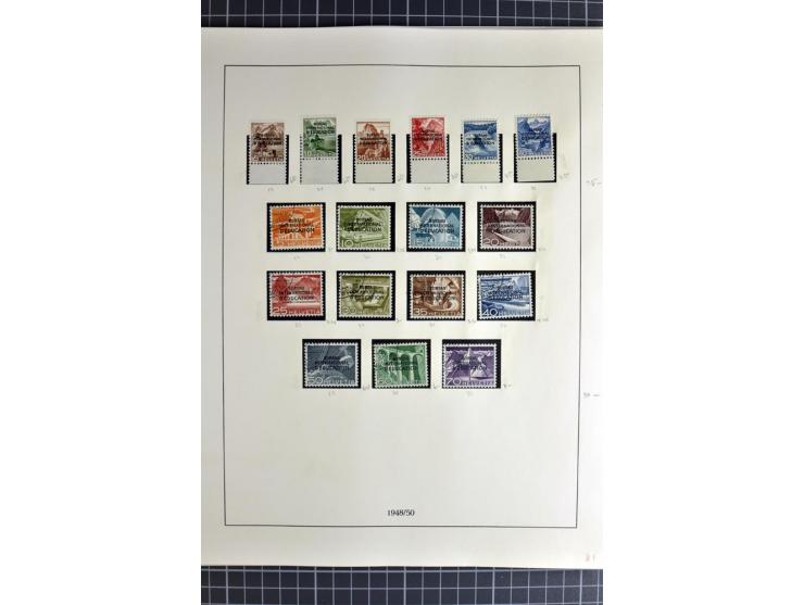 1843/1976, postfrische, ungebrauchte und gestempelte Sammlung mit u.a. Zürich Mi.-Nr. 2II (Attest), Bundespost Mi.-Nr. 4, 5I,