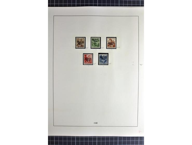 1843/1976, postfrische, ungebrauchte und gestempelte Sammlung mit u.a. Zürich Mi.-Nr. 2II (Attest), Bundespost Mi.-Nr. 4, 5I,