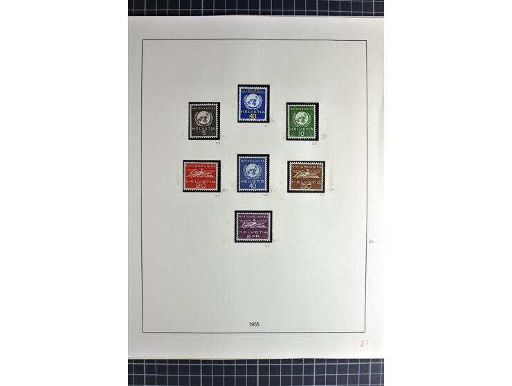 1843/1976, postfrische, ungebrauchte und gestempelte Sammlung mit u.a. Zürich Mi.-Nr. 2II (Attest), Bundespost Mi.-Nr. 4, 5I,