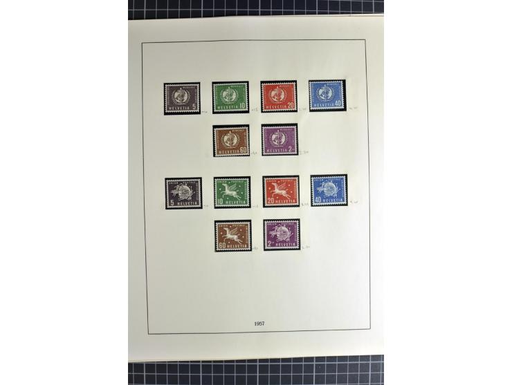 1843/1976, postfrische, ungebrauchte und gestempelte Sammlung mit u.a. Zürich Mi.-Nr. 2II (Attest), Bundespost Mi.-Nr. 4, 5I,