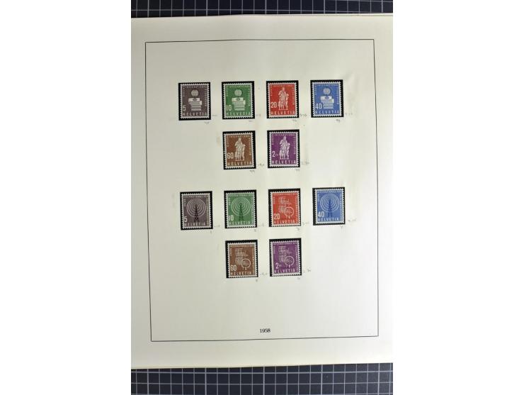 1843/1976, postfrische, ungebrauchte und gestempelte Sammlung mit u.a. Zürich Mi.-Nr. 2II (Attest), Bundespost Mi.-Nr. 4, 5I,