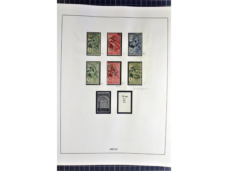 1843/1976, postfrische, ungebrauchte und gestempelte Sammlung mit u.a. Zürich Mi.-Nr. 2II (Attest), Bundespost Mi.-Nr. 4, 5I,
