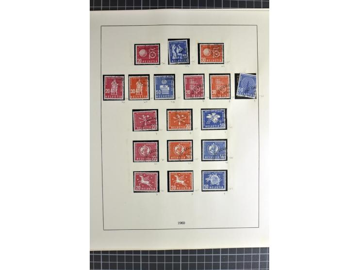 1843/1976, postfrische, ungebrauchte und gestempelte Sammlung mit u.a. Zürich Mi.-Nr. 2II (Attest), Bundespost Mi.-Nr. 4, 5I,