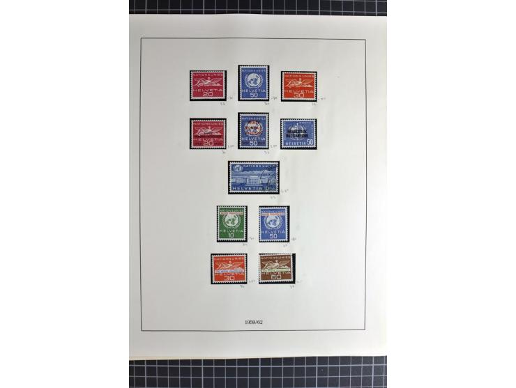 1843/1976, postfrische, ungebrauchte und gestempelte Sammlung mit u.a. Zürich Mi.-Nr. 2II (Attest), Bundespost Mi.-Nr. 4, 5I,