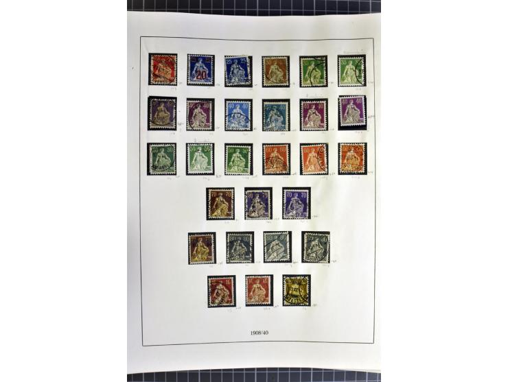 1843/1976, postfrische, ungebrauchte und gestempelte Sammlung mit u.a. Zürich Mi.-Nr. 2II (Attest), Bundespost Mi.-Nr. 4, 5I,