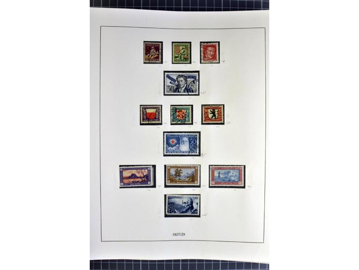 1843/1976, postfrische, ungebrauchte und gestempelte Sammlung mit u.a. Zürich Mi.-Nr. 2II (Attest), Bundespost Mi.-Nr. 4, 5I,