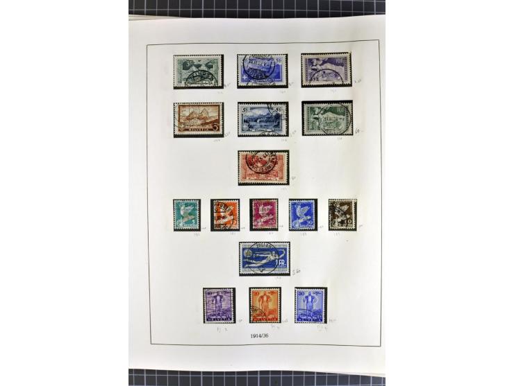 1843/1976, postfrische, ungebrauchte und gestempelte Sammlung mit u.a. Zürich Mi.-Nr. 2II (Attest), Bundespost Mi.-Nr. 4, 5I,