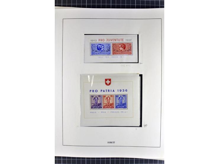 1843/1976, postfrische, ungebrauchte und gestempelte Sammlung mit u.a. Zürich Mi.-Nr. 2II (Attest), Bundespost Mi.-Nr. 4, 5I,