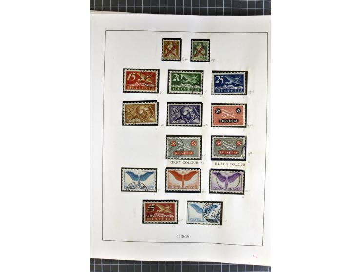 1843/1976, postfrische, ungebrauchte und gestempelte Sammlung mit u.a. Zürich Mi.-Nr. 2II (Attest), Bundespost Mi.-Nr. 4, 5I,
