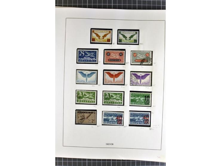 1843/1976, postfrische, ungebrauchte und gestempelte Sammlung mit u.a. Zürich Mi.-Nr. 2II (Attest), Bundespost Mi.-Nr. 4, 5I,