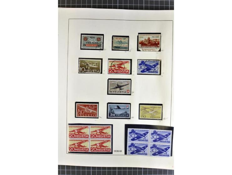 1843/1976, postfrische, ungebrauchte und gestempelte Sammlung mit u.a. Zürich Mi.-Nr. 2II (Attest), Bundespost Mi.-Nr. 4, 5I,