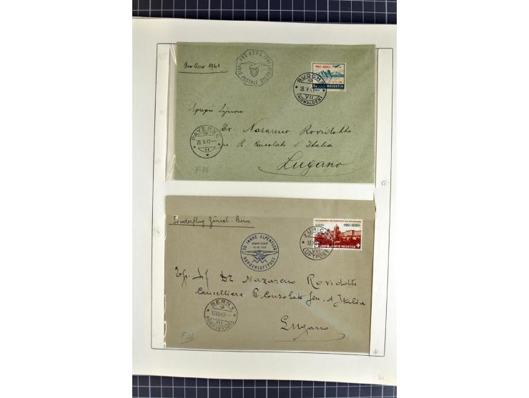 1843/1976, postfrische, ungebrauchte und gestempelte Sammlung mit u.a. Zürich Mi.-Nr. 2II (Attest), Bundespost Mi.-Nr. 4, 5I,