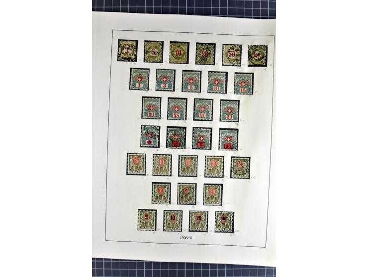 1843/1976, postfrische, ungebrauchte und gestempelte Sammlung mit u.a. Zürich Mi.-Nr. 2II (Attest), Bundespost Mi.-Nr. 4, 5I,