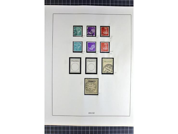 1843/1976, postfrische, ungebrauchte und gestempelte Sammlung mit u.a. Zürich Mi.-Nr. 2II (Attest), Bundespost Mi.-Nr. 4, 5I,