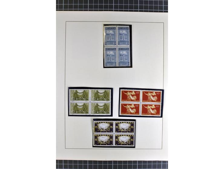 1843/1976, postfrische, ungebrauchte und gestempelte Sammlung mit u.a. Zürich Mi.-Nr. 2II (Attest), Bundespost Mi.-Nr. 4, 5I,