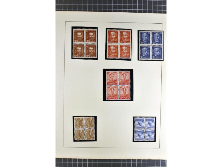 1843/1976, postfrische, ungebrauchte und gestempelte Sammlung mit u.a. Zürich Mi.-Nr. 2II (Attest), Bundespost Mi.-Nr. 4, 5I,