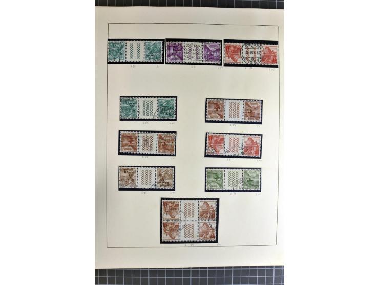 1843/1976, postfrische, ungebrauchte und gestempelte Sammlung mit u.a. Zürich Mi.-Nr. 2II (Attest), Bundespost Mi.-Nr. 4, 5I,