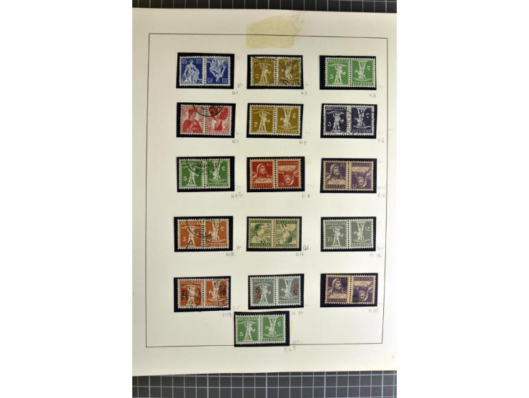 1843/1976, postfrische, ungebrauchte und gestempelte Sammlung mit u.a. Zürich Mi.-Nr. 2II (Attest), Bundespost Mi.-Nr. 4, 5I,