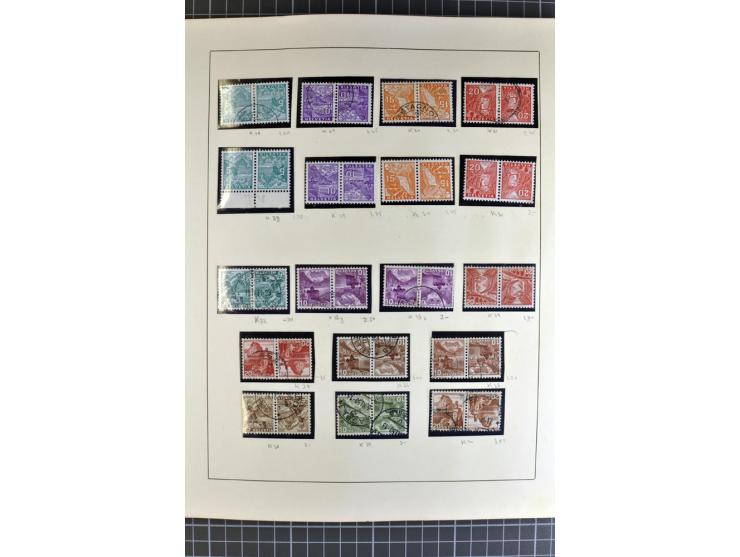 1843/1976, postfrische, ungebrauchte und gestempelte Sammlung mit u.a. Zürich Mi.-Nr. 2II (Attest), Bundespost Mi.-Nr. 4, 5I,