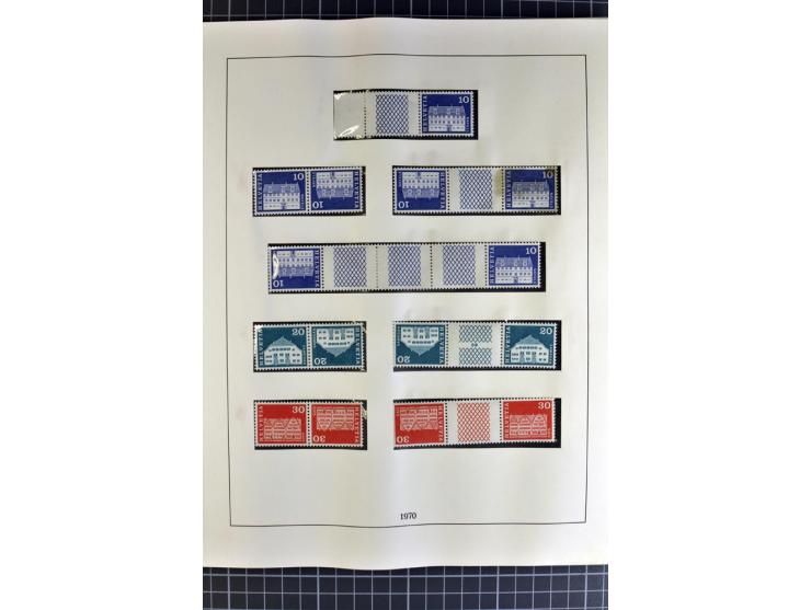 1843/1976, postfrische, ungebrauchte und gestempelte Sammlung mit u.a. Zürich Mi.-Nr. 2II (Attest), Bundespost Mi.-Nr. 4, 5I,