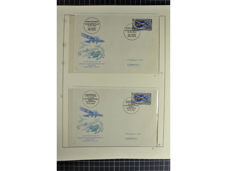 1843/1976, postfrische, ungebrauchte und gestempelte Sammlung mit u.a. Zürich Mi.-Nr. 2II (Attest), Bundespost Mi.-Nr. 4, 5I,