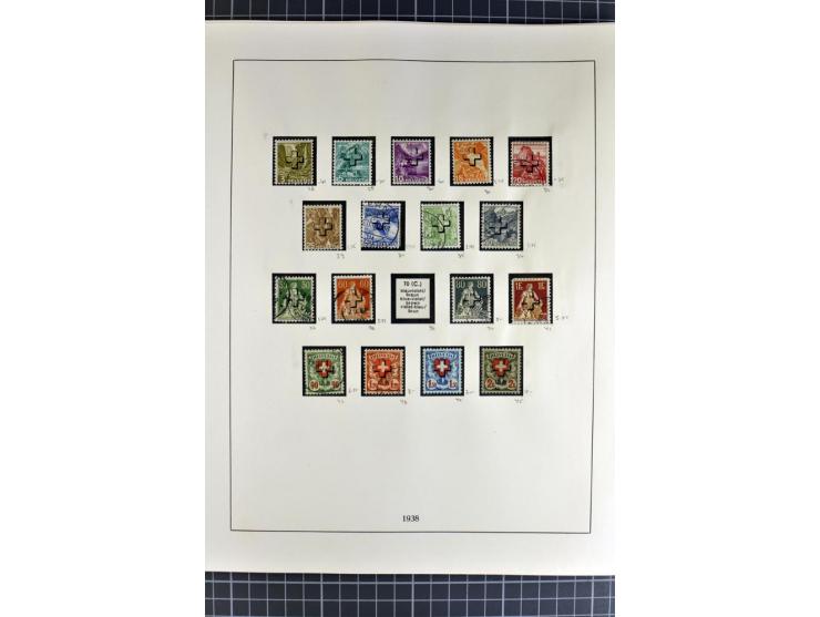 1843/1976, postfrische, ungebrauchte und gestempelte Sammlung mit u.a. Zürich Mi.-Nr. 2II (Attest), Bundespost Mi.-Nr. 4, 5I,