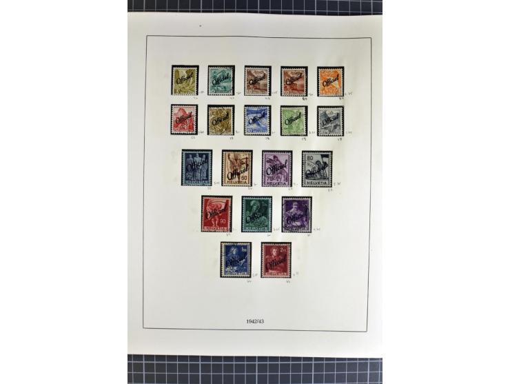 1843/1976, postfrische, ungebrauchte und gestempelte Sammlung mit u.a. Zürich Mi.-Nr. 2II (Attest), Bundespost Mi.-Nr. 4, 5I,