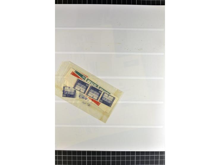 1843/1976, postfrische, ungebrauchte und gestempelte Sammlung mit u.a. Zürich Mi.-Nr. 2II (Attest), Bundespost Mi.-Nr. 4, 5I,