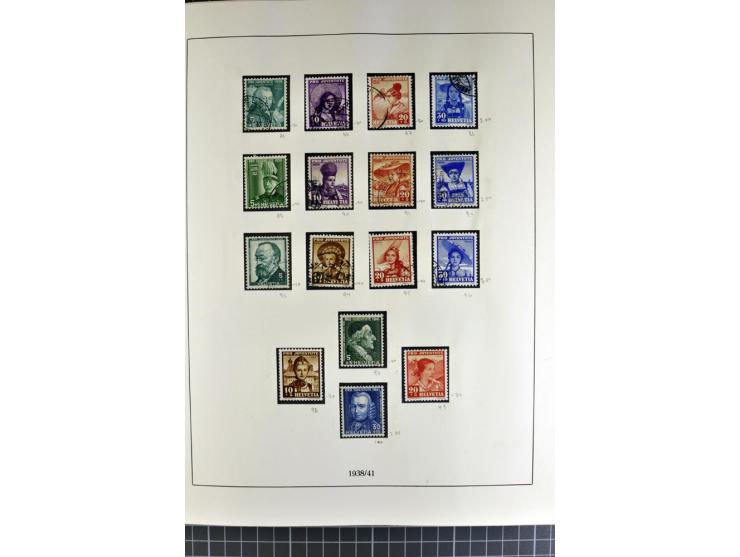 1843/1976, postfrische, ungebrauchte und gestempelte Sammlung mit u.a. Zürich Mi.-Nr. 2II (Attest), Bundespost Mi.-Nr. 4, 5I,